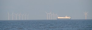 Another shot of a British offshore wind farm